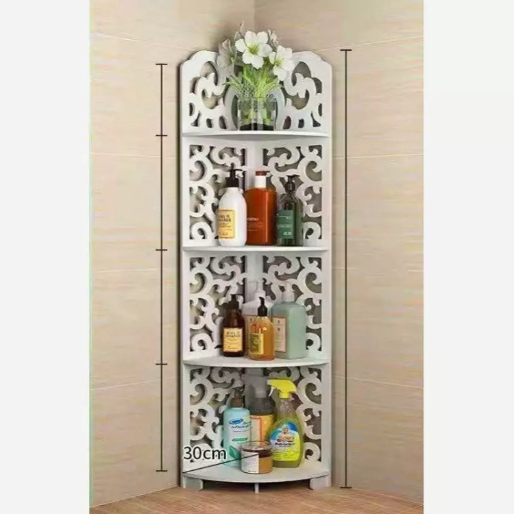 شلف کنج حمام 4 طبقه طرح ماهد