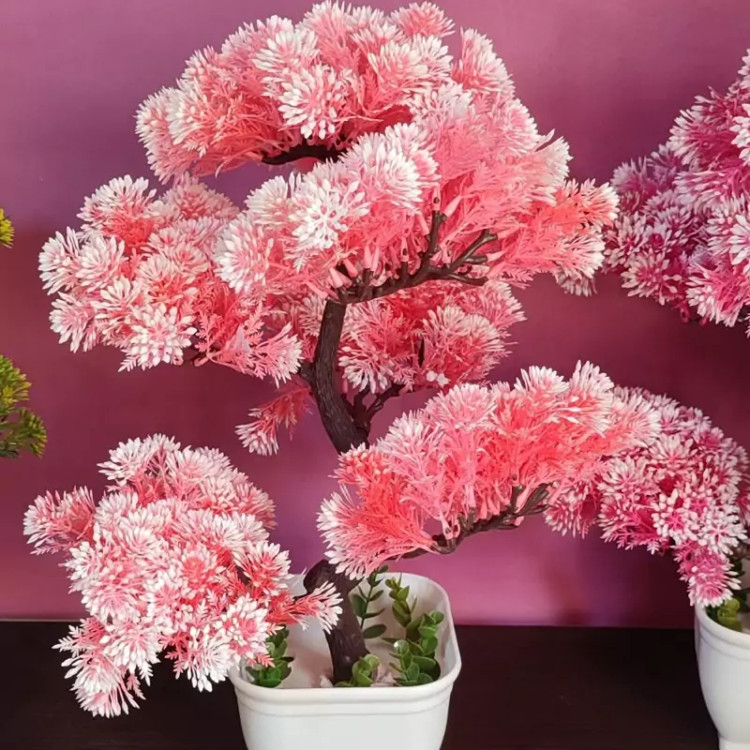 درختچه مصنوعی صورتی