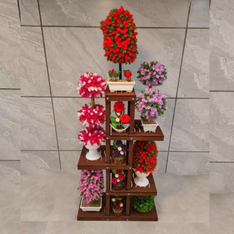 استند گل پنچ طبقه