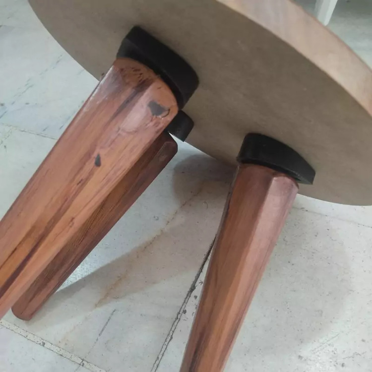 سه پایه گلدون رنگ قهوه ای 20 سانتی