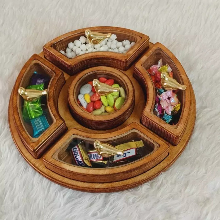 تیبگ گرد 5خانه جدا شدنی