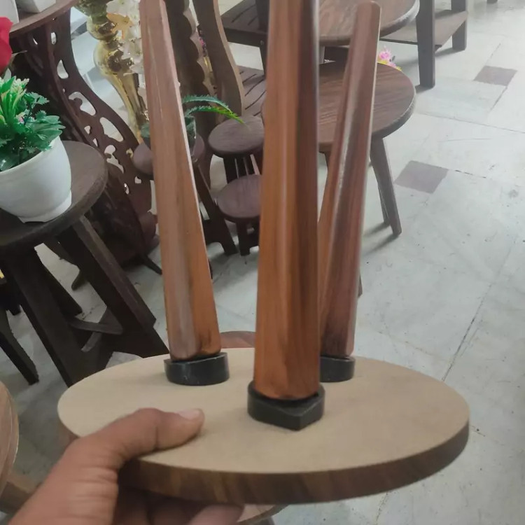 سه پایه گلدون 30 سانتی رنگ قهوه ای