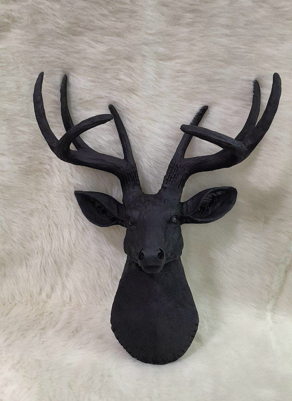 کله گوزن دیواری مشکی