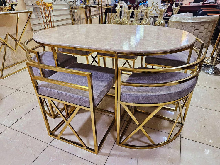 میز نهار خوری فلزی