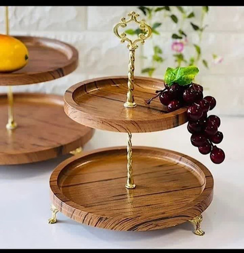 شیرینی خوری 2طبقه گرد وکیوم