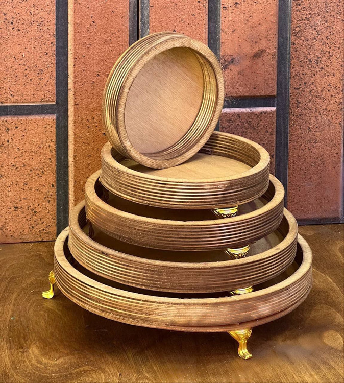 سینی ۵ تیکه گرد