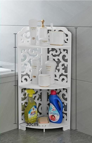 شلف کنج حمام 3 طبقه طرح ماهد