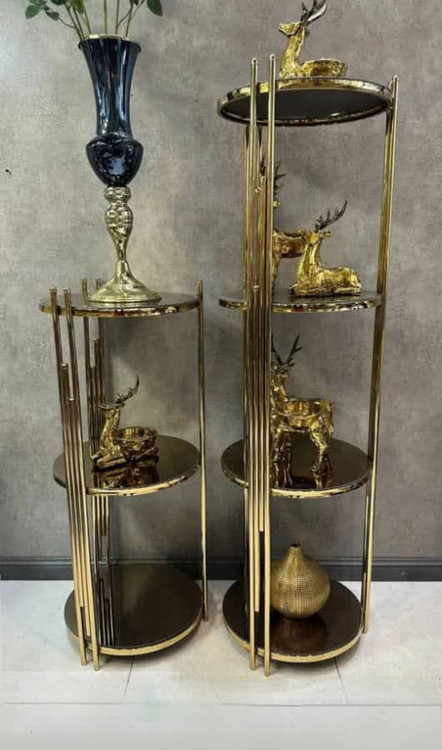 ویترین دایره چهار طبقه و سه طبقه (مدل پیانو )