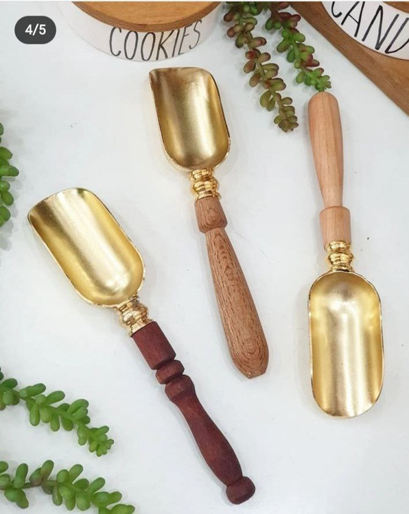 پیمانه ادویه دسته چوبی