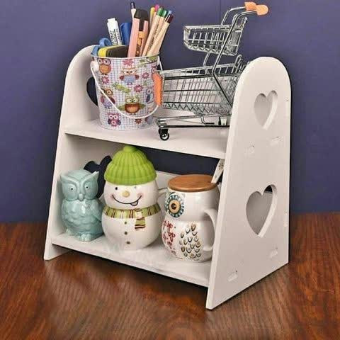 شلف ۲ طبقه طرح قلب