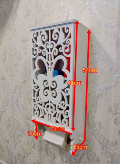 باکس دیواری کنار آینه‌ای